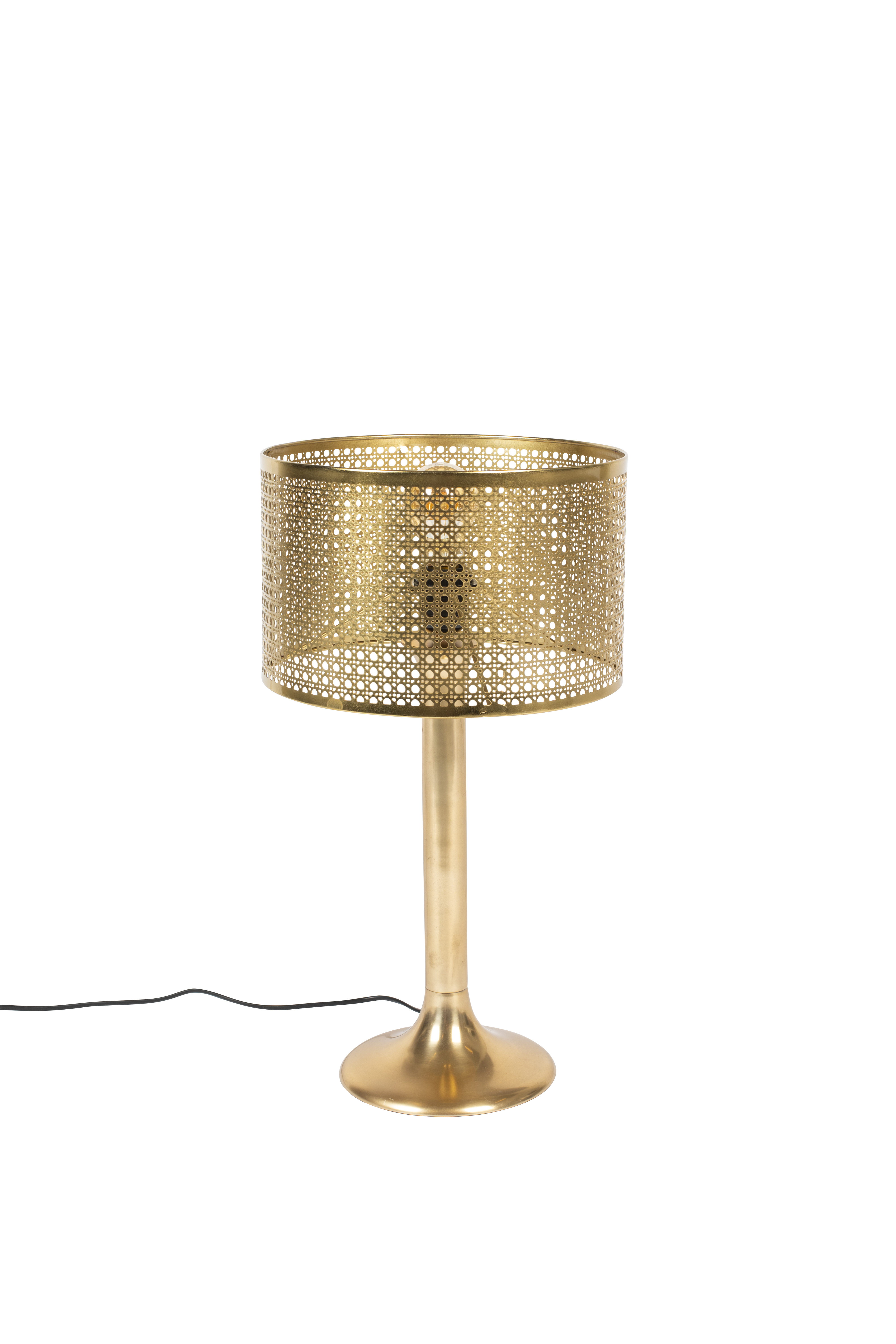 Dutchbone Barun Bordlampe Guld Aluminium