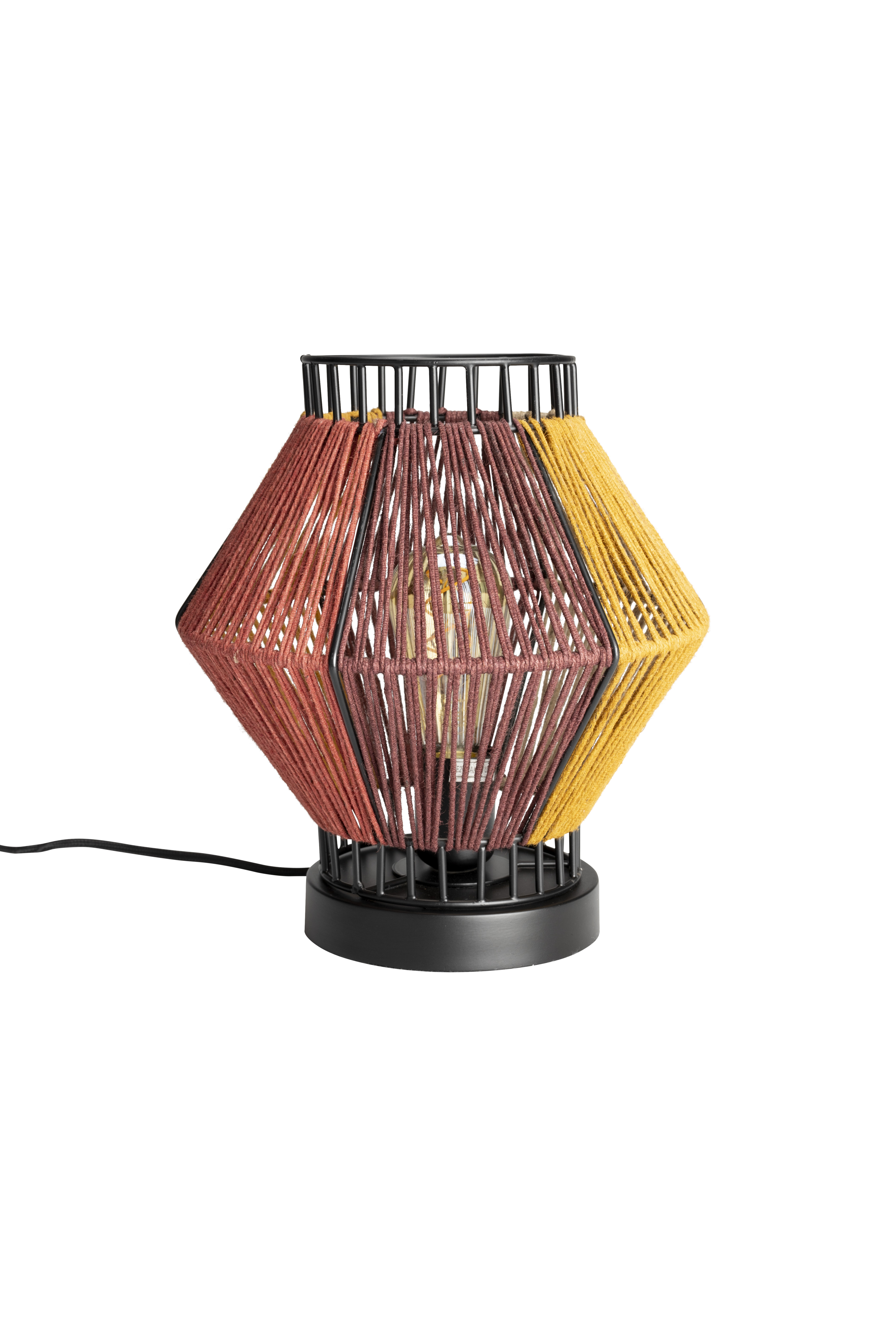 Dutchbone Surya Bordlampe Multifarvet Reb Metal