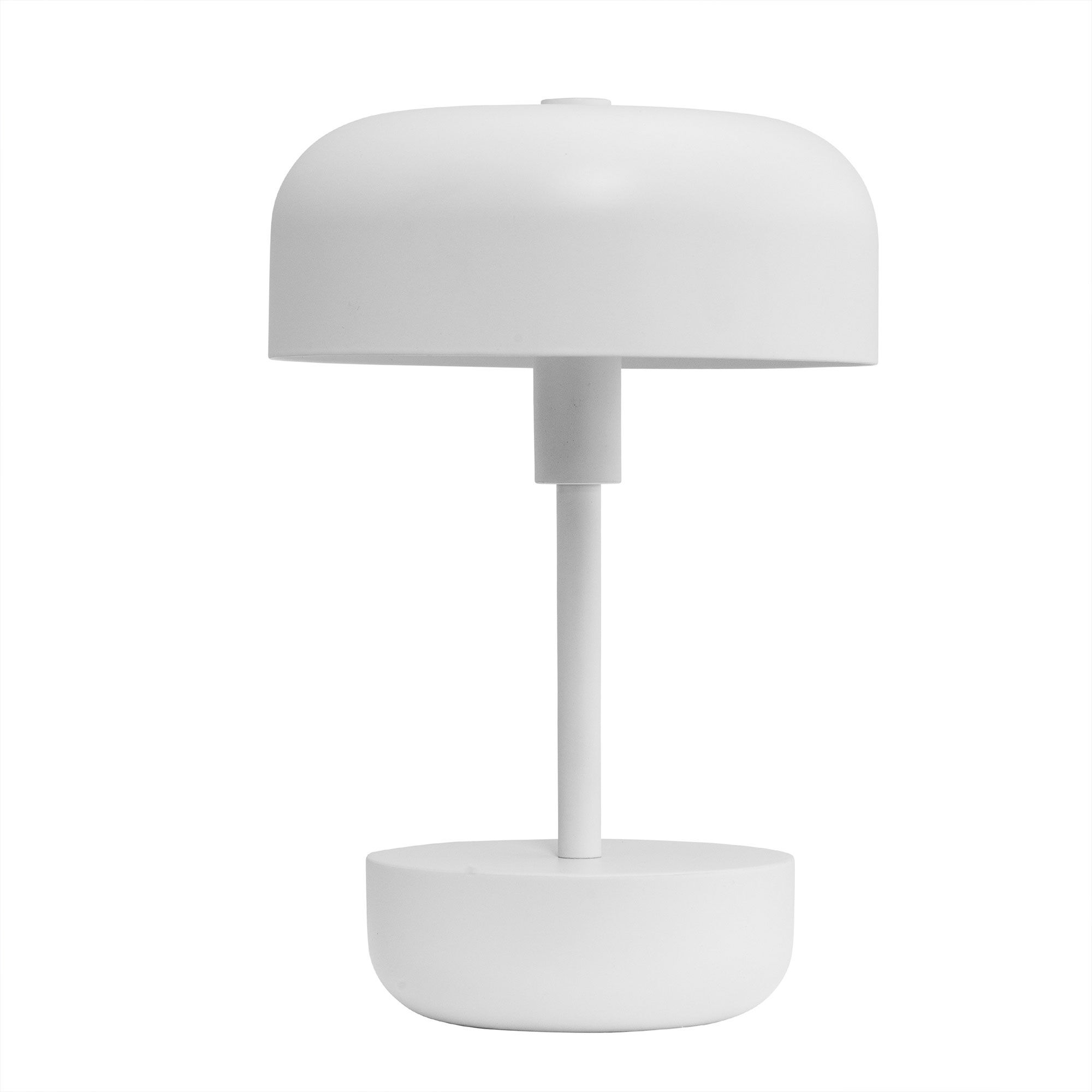 Dyberg Larsen Haipot Genopladelig Led Bordlampe Hvid
