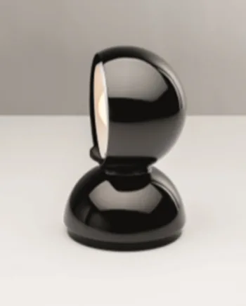 Eclisse Bordlampe Væglampe Mat Sort