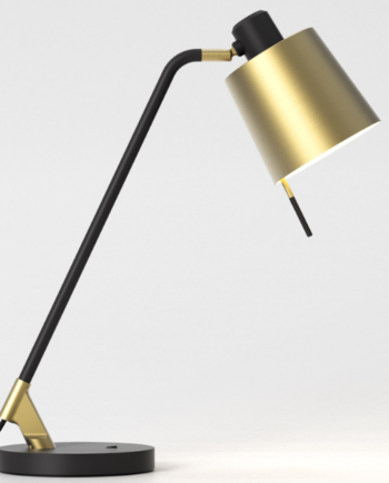Edward Bordlampe Fra Astro Lighting Sort Guld Metal