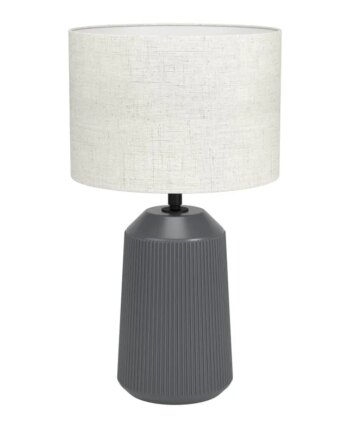 Eglo Capalbio Bord E27 Grå Natur Bordlampe 900824