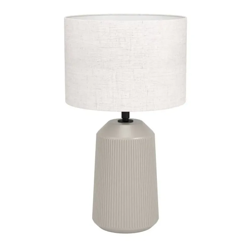 Eglo Capalbio Bord E27 Sand Hvid Bordlampe 900823