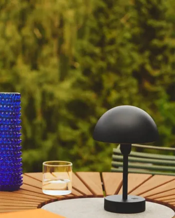 Ellen Batterilampe Bordlampe Sort