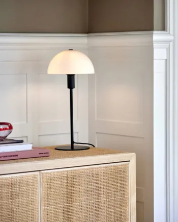 Ellen Bordlampe Sort Opal