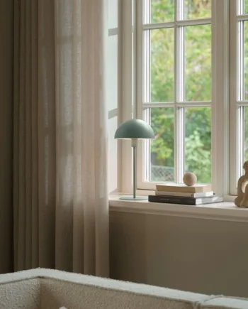 Ellen Bordlampe Støvet Grøn