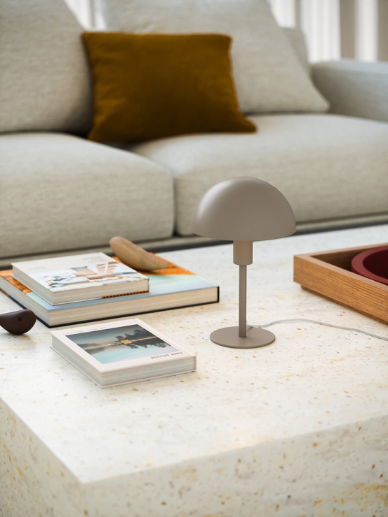 Ellen Mini Bordlampe Lys Brun