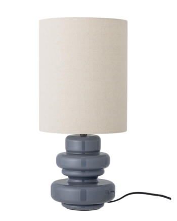 Fabiola Bordlampe Glas Blå