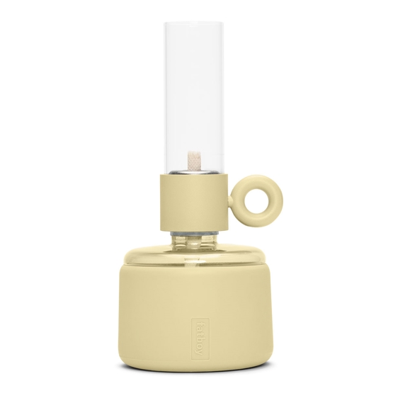 Fatboy Flamtastique Olielampe Bordlampe Pale Yellow