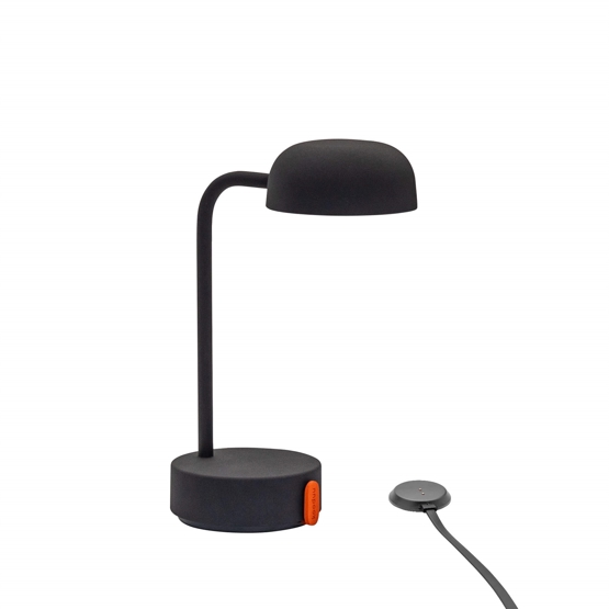 Fokus Bordlampe Batterilampe Antrasit
