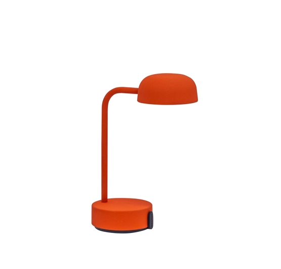Fokus Bordlampe Batterilampe Orange