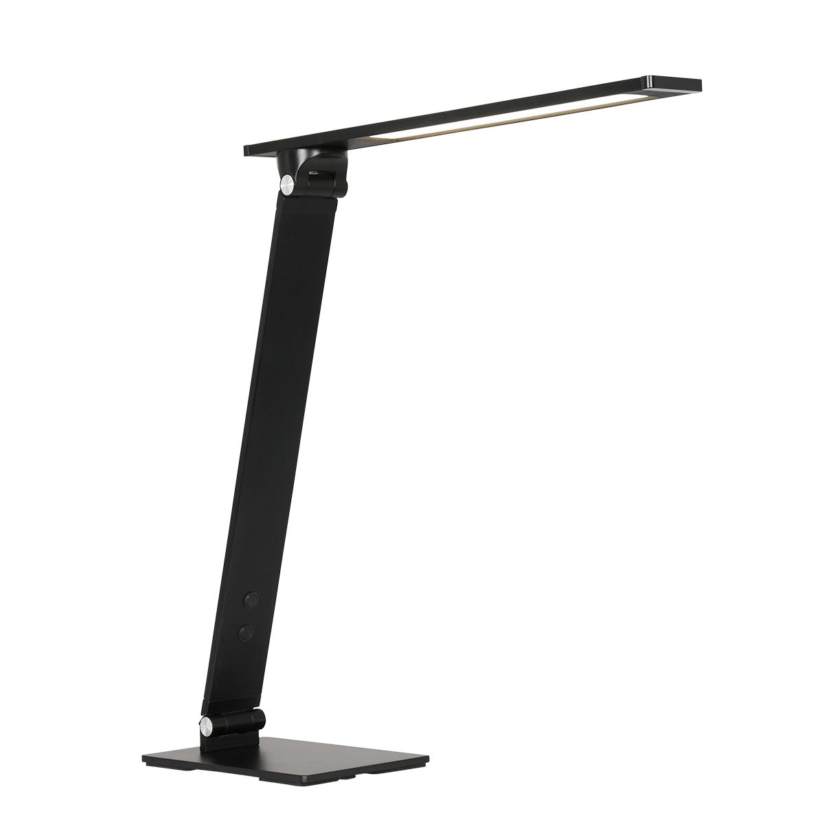 Fonda Bordlampe Aluminium Glas Farver Metal Sort