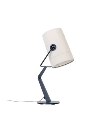 Fork Bordlampe Antrasit Ivory