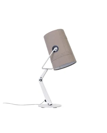 Fork Bordlampe Ivory Grå