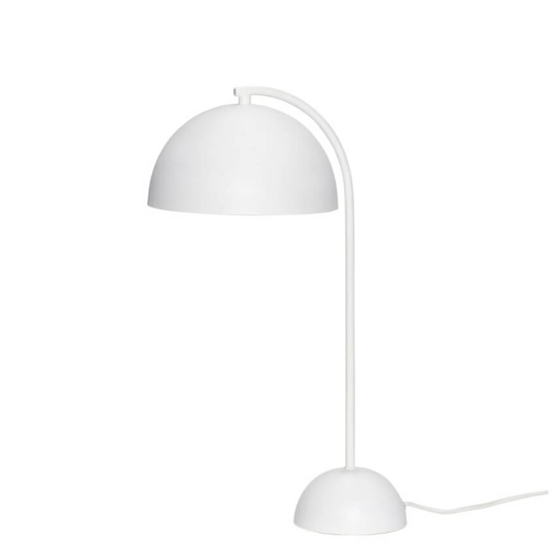 Form Bordlampe Hvid