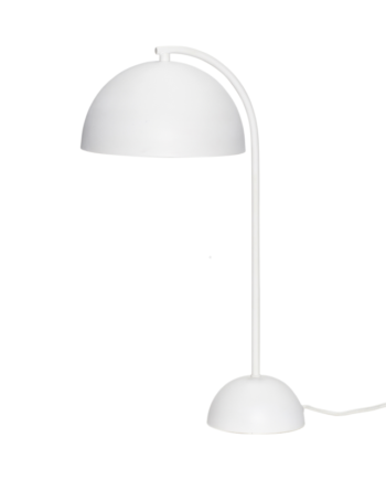 Form Bordlampe Metal Hvid