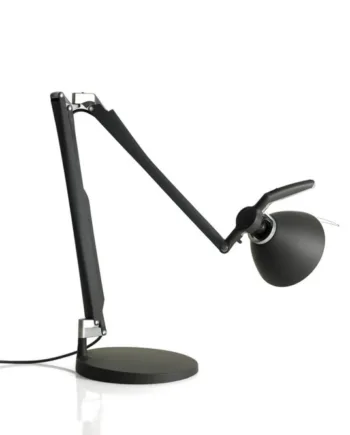 Fortebraccio Bordlampe Væglampe Arm Skærm Sort