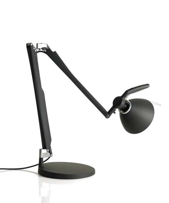 Fortebraccio Bordlampe Væglampe Arm Skærm Sort
