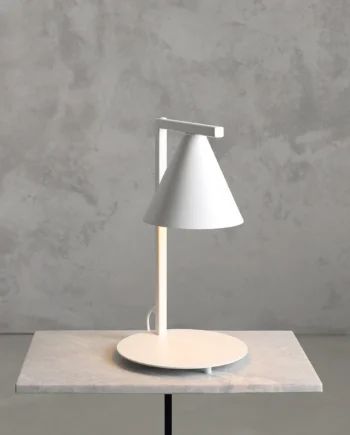 Frigg Bordlampe Hvid Metal