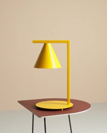 Frigg Bordlampe Sennepsgul Metal