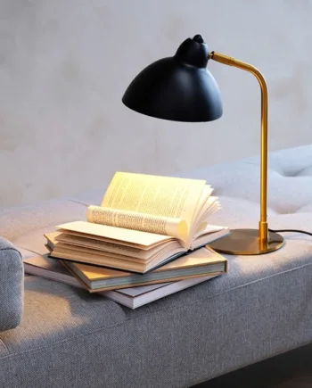 Futura Lille Bordlampe Sort Messing