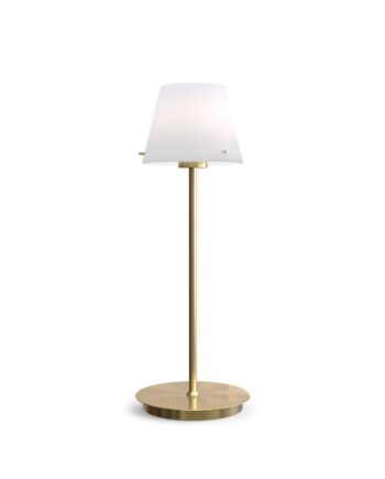 Gil Bordlampe Satin Messing Herstal