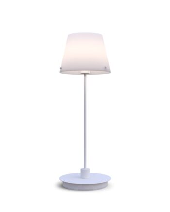 Gil Grande Bordlampe Hvid Herstal
