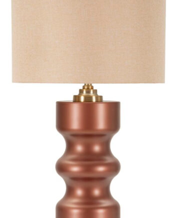 Glam Bordlampe Guldfarve Glas Metal Stof 40x5x69