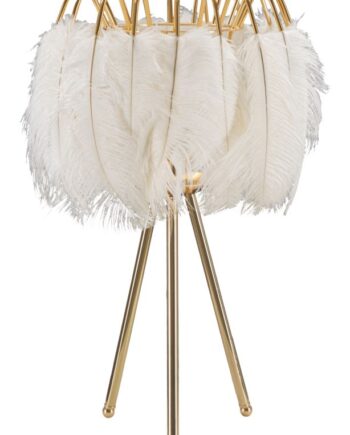Glam Bordlampe Guldfarve Jern Plast 40x60
