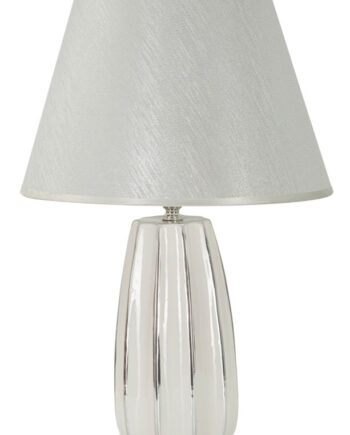 Glam Bordlampe Keramik Jern Stof 30x45