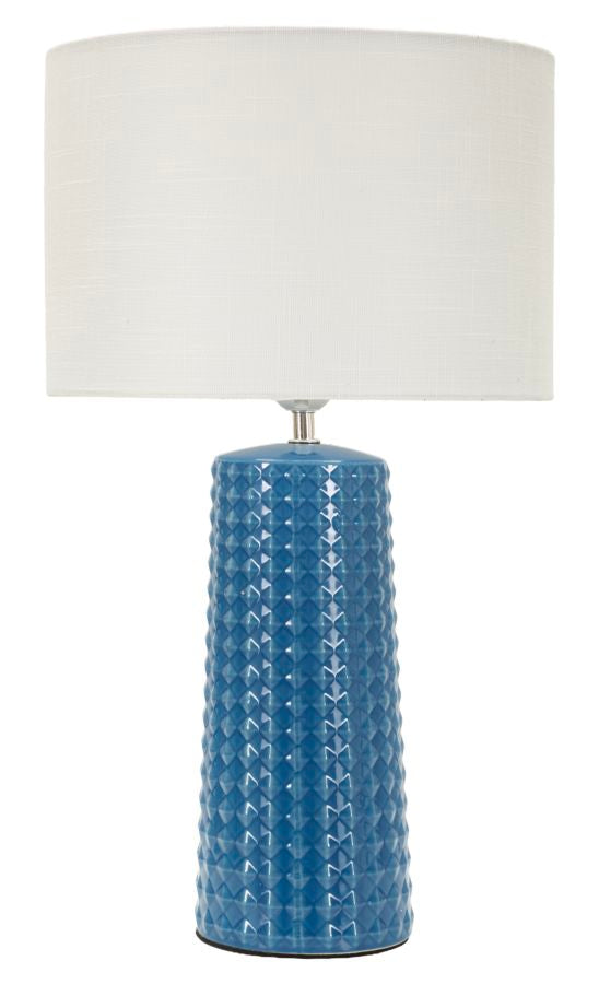 Gliss Blå Bordlampe ø30