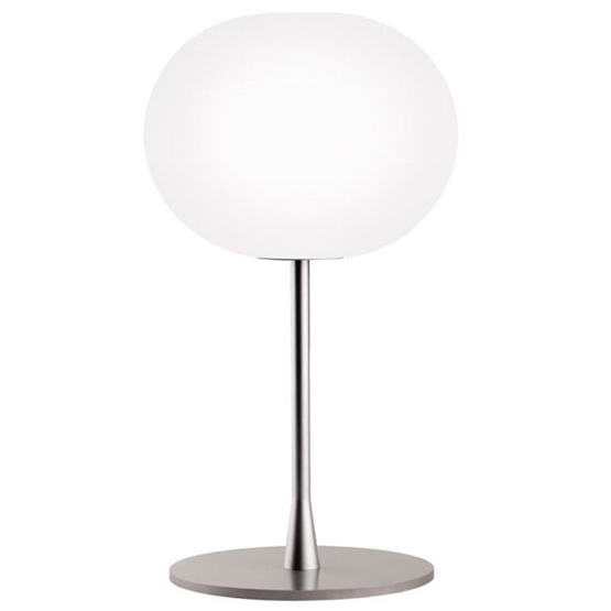 Glo Ball Bordlampe Sølv