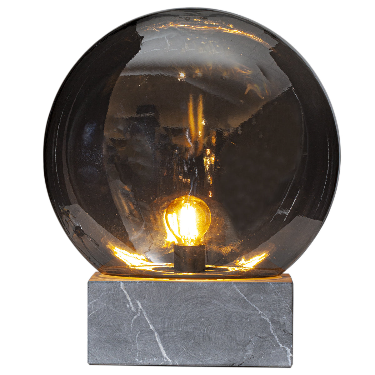 Glori Bordlampe Fra Rydens Røg Grå