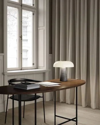 Glossy Bordlampe Grå