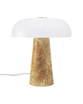 Glossy Mini Bordlampe Beige Design For The People