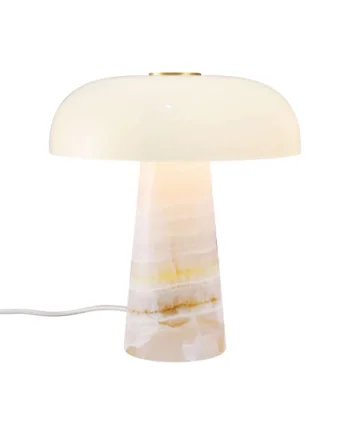 Glossy Mini Bordlampe Pink Jade
