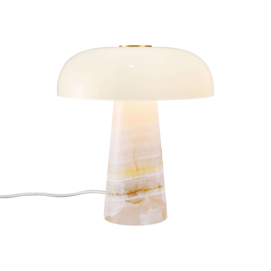 Glossy Mini Bordlampe Pink Jade