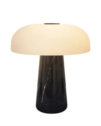 Glossy Mini Portable Bordlampe Sort