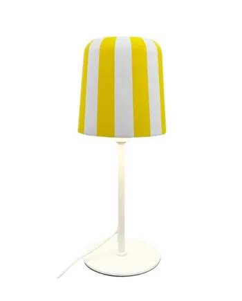 Gry Bordlampe Gul Hvid