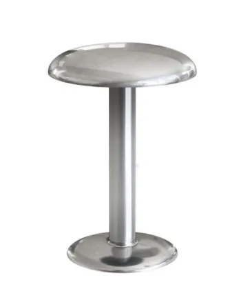 Gustave Bordlampe Batterilampe Polished Silver