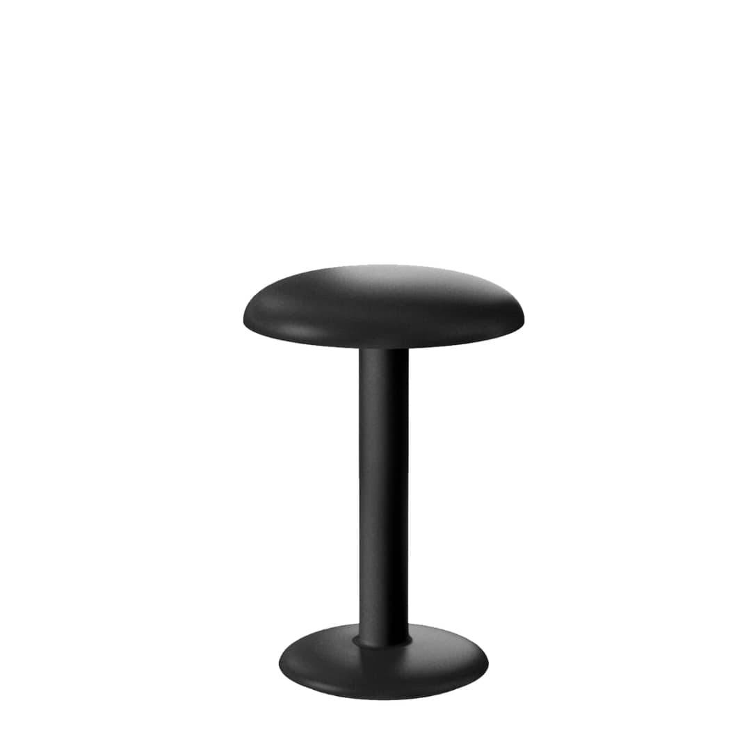 Gustave Residential Bordlampe 2700k Mat Sort Længe Lager Haves Flos