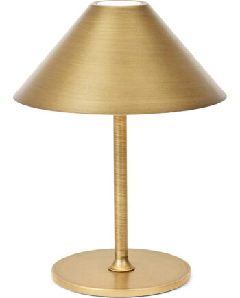 Halo Design Hygge Genopladelig Bordlampe H20 Børstet Messing