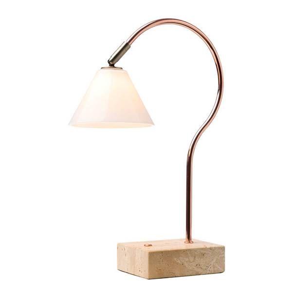 Halo Design Question Bordlampe Copper Opal : Erling Christensen Møbler