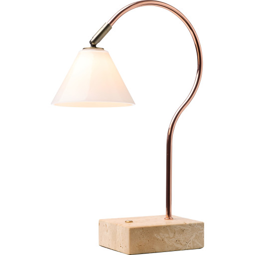 Halo Design Question Genopladelig Bordlampe Kobber Messing