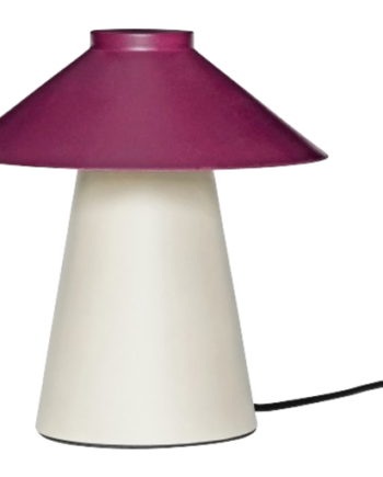 Hbsch Chipper Bordlampe Beige Rød