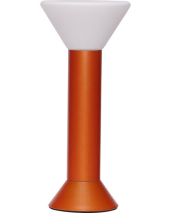 Hbsch Flash Genopladelig Bordlampe Orange