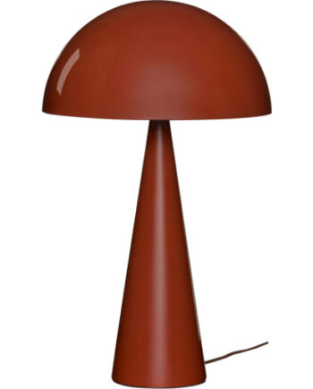 Hbsch Mush Bordlampe Mørkerød