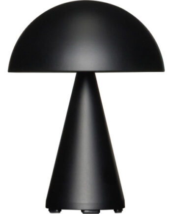 Hbsch Mush Genopladelig Bordlampe Sort