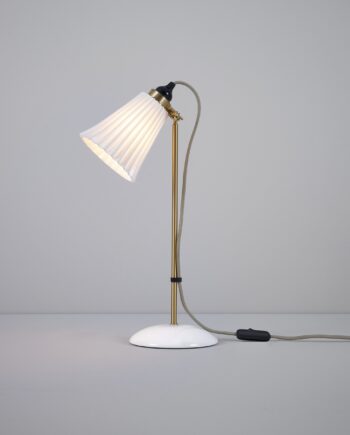 Hector Pleat Brass Tabel Bordlampe Original Btc