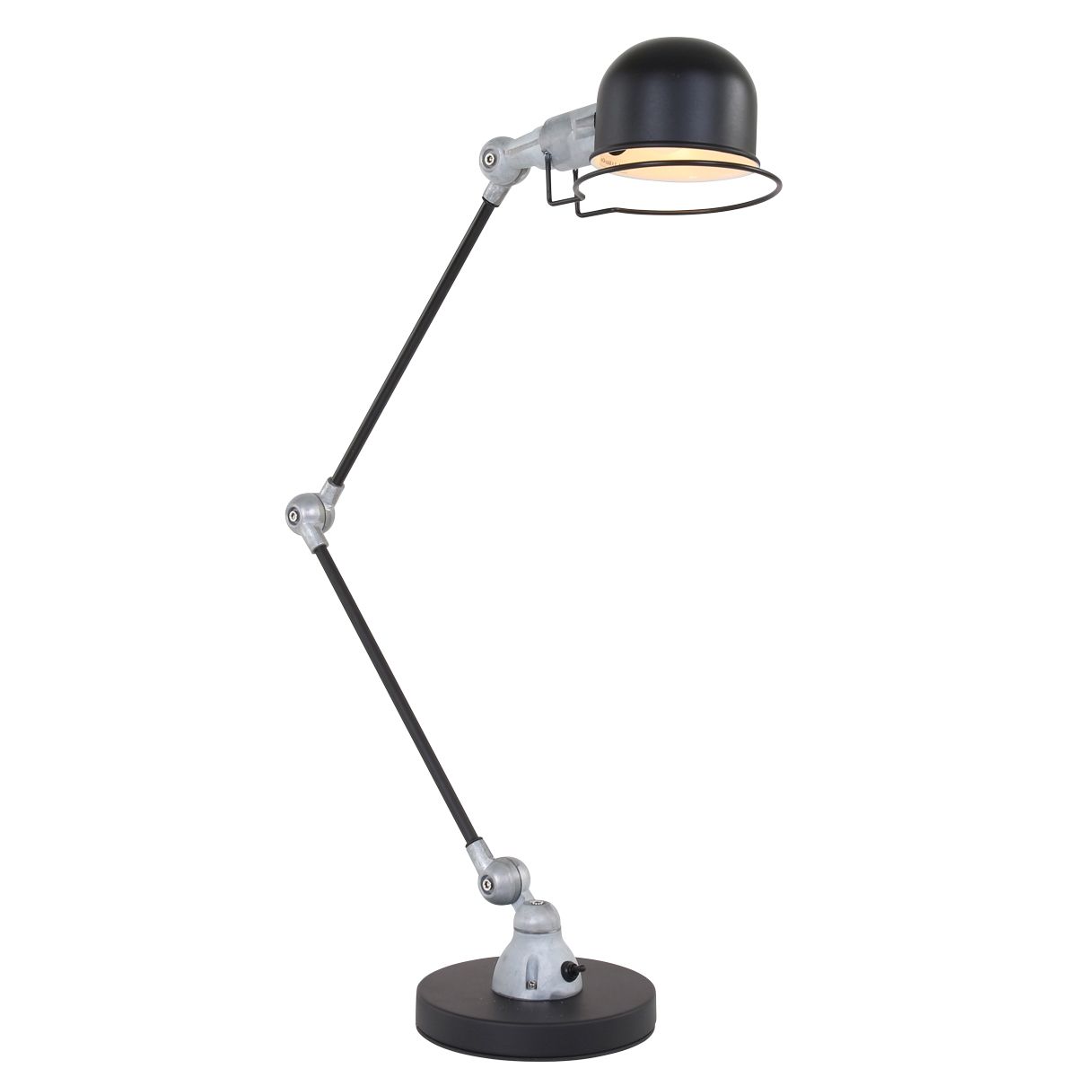 Hood Bordlampe Sort Eller Grøn Metal Metal Sort